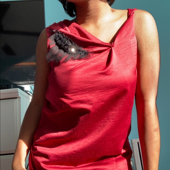Simply Vera Vera Wang Tops - XS Dark Red Elegant top, Simply Vera